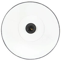 vidaXL Hänglampa industriell 25 W svart rund 28,5 cm E27
