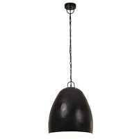 vidaXL Hänglampa industriell 25 W svart rund 42 cm E27