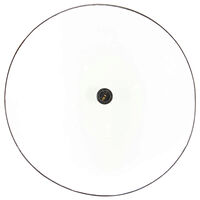 vidaXL Hänglampa industriell 25 W svart rund 42 cm E27