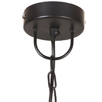 vidaXL Hänglampa industriell 25 W svart rund 42 cm E27