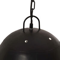vidaXL Hänglampa industriell 25 W svart rund 42 cm E27