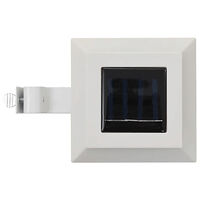 vidaXL Sollampa LED set 6 st fyrkantig 12 cm vit