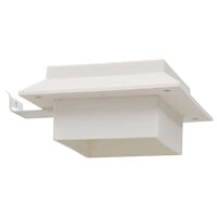 vidaXL Sollampa LED set 6 st fyrkantig 12 cm vit