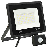 vidaXL Strålkastare med sensor 50 W LED kallvit
