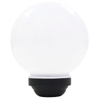 vidaXL Solcellslampor med LED 6 st sfäriska 20 cm RGB