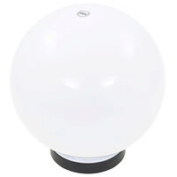 vidaXL Globlampor 4 st LED sfäriska 20 cm PMMA