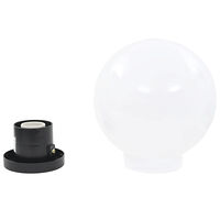 vidaXL Globlampor 4 st LED sfäriska 20 cm PMMA