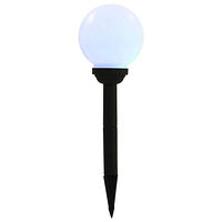vidaXL Solcellslampor med LED 8 st sfäriska 15 cm RGB