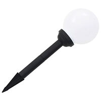 vidaXL Solcellslampor med LED 8 st sfäriska 15 cm RGB