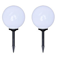 vidaXL Utomhuslampor 4 st LED 30 cm med markspett