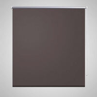 vidaXL Rullgardin brun 160 x 230 cm mörkläggande