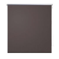 vidaXL Rullgardin brun 160 x 230 cm mörkläggande