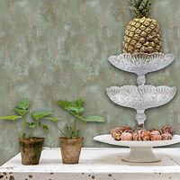 DUTCH WALLCOVERINGS DUTCH WALLCOVERINGS Tapet betong grön TP1010