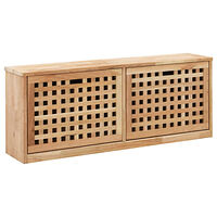 vidaXL Skobänk 94x20x38 cm massivt valnötsträ
