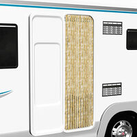 vidaXL Insektsdraperi beige 56x185 cm chenille