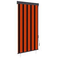 vidaXL Rullgardin utomhus 100x250 cm orange och brun