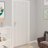 vidaXL Dörrfolie 2 st vitt trä 210x90 cm PVC