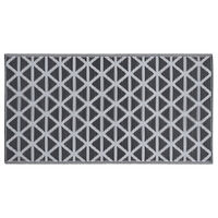 vidaXL Utomhusmatta ARAKIL svart 190x290 cm PP