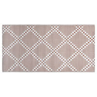 vidaXL Utomhusmatta ARAKIL brun 160x230 cm PP