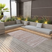 vidaXL Utomhusmatta ARAKIL brun 190x290 cm PP