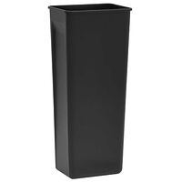 vidaXL Soptunna med pedal anti-fingeravtryck 30 L svart rostfritt stål