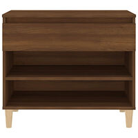 vidaXL Skoskåp brun ek 70x36x60 cm konstruerat trä
