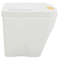 vidaXL Stapelbara soptunnor 4 st vit 100 L polypropen