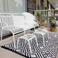 Esschert Design Esschert Design Utomhusmatta 120x186 cm grafisk OC12