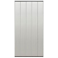 vidaXL Insektsnät med 5 lameller för dörr svart 120x240 cm