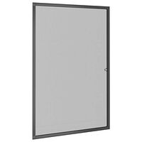 vidaXL Insektsnät för fönster antracit 90x120 cm