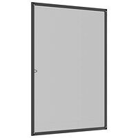 vidaXL Insektsnät för fönster antracit 90x120 cm