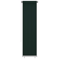 vidaXL Rullgardin utomhus 65 (B) x 230 (H) cm mörkgrön HDPE