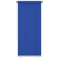 vidaXL Rullgardin utomhus 105 (B) x 230 (H) cm blå HDPE