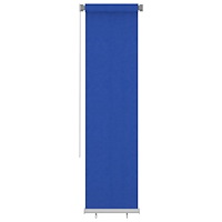 vidaXL Rullgardin utomhus 65 (B) x 230 (H) cm blå HDPE
