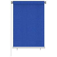 vidaXL Rullgardin utomhus 105 (B) x 140 (H) cm blå HDPE