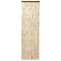 vidaXL Insektsdraperi beige 56x200 cm chenille