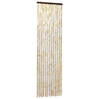 vidaXL Insektsdraperi beige 56x200 cm chenille