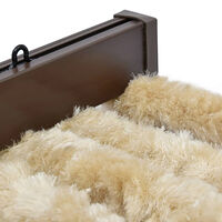 vidaXL Insektsdraperi beige 56x200 cm chenille