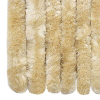 vidaXL Insektsdraperi beige 56x200 cm chenille