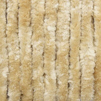 vidaXL Insektsdraperi beige 56x200 cm chenille