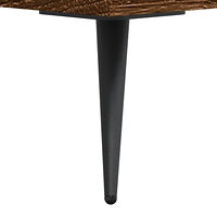 vidaXL Skobänk brun ek 102x35x55 cm konstruerat trä
