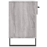 vidaXL Skobänk grå sonoma 102x35x55 cm konstruerat trä