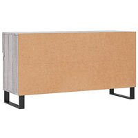 vidaXL Skobänk grå sonoma 102x35x55 cm konstruerat trä