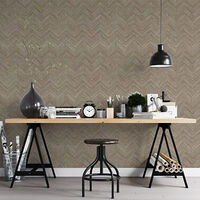 Noordwand Noordwand Tapet Topchic Herringbone brun