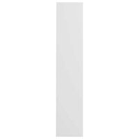 vidaXL Väggmonterat skoställ vit 80x18x90 cm konstruerat trä