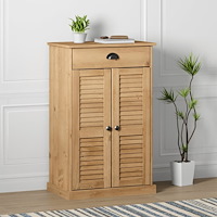 vidaXL Skoskåp VIGO 60x35x96 cm massiv furu