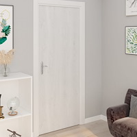 vidaXL Dörrfolier 4 st vitt trä 210x90 cm PVC