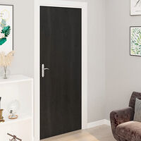 vidaXL Dekorplast 2 st mörkt trä 500x90 cm PVC