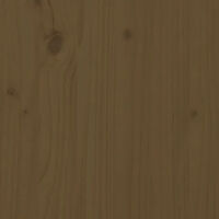 vidaXL Skobänk honungsbrun 70x38x45,5 cm massiv furu