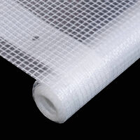 vidaXL Leno presenning 260 g/m² 2x20 m vit